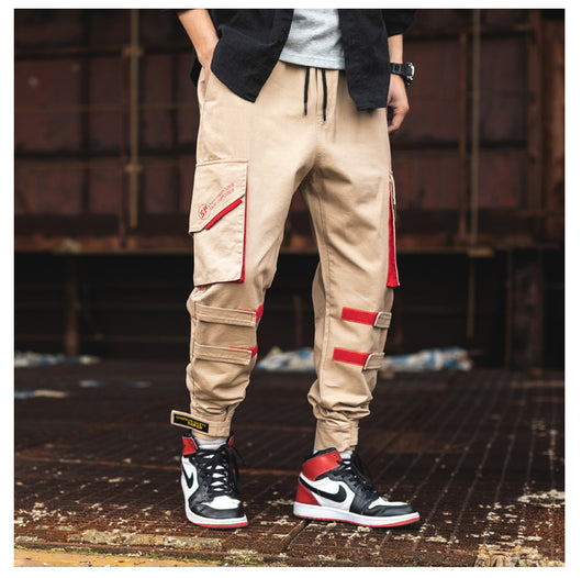 Pantalones deportivos con bolsillos múltiples para hombre - Image 29