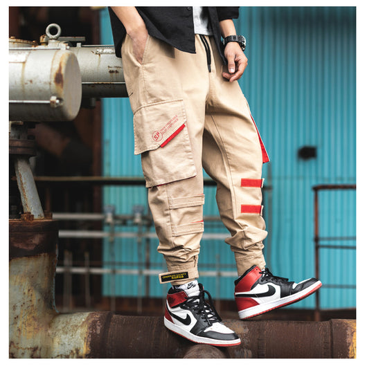Pantalones deportivos con bolsillos múltiples para hombre - Image 31