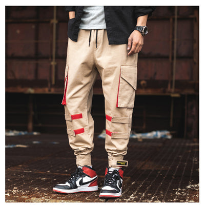 Pantalones deportivos con bolsillos múltiples para hombre - Image 34