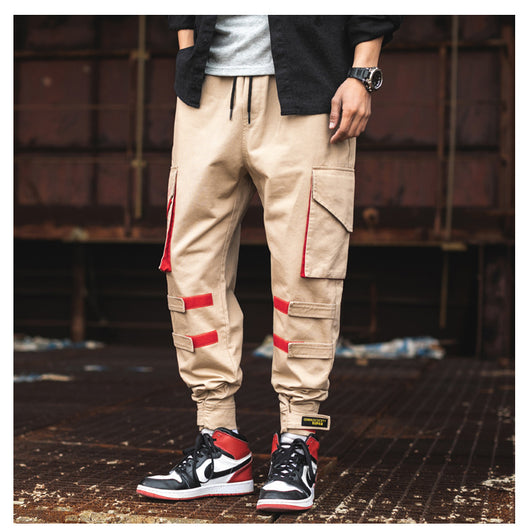 Pantalones deportivos con bolsillos múltiples para hombre - Image 34