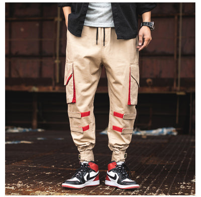 Pantalones deportivos con bolsillos múltiples para hombre - Image 35