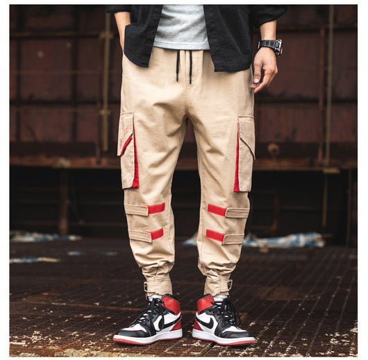 Pantalones deportivos con bolsillos múltiples para hombre - Image 35