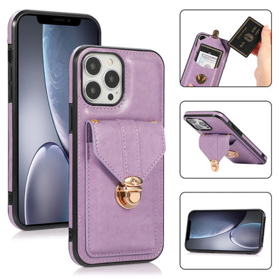 Funda Móvil de Cuero con Correa Diagonal y Porta Tarjetas - Image 13