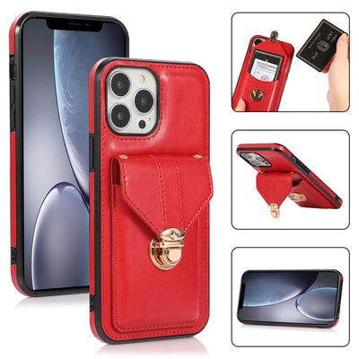 Funda Móvil de Cuero con Correa Diagonal y Porta Tarjetas - Image 14