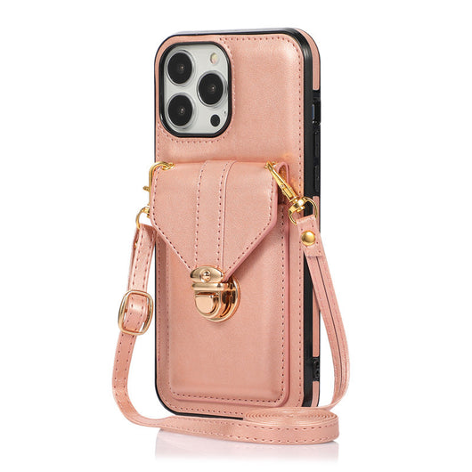Funda Móvil de Cuero con Correa Diagonal y Porta Tarjetas - Image 16
