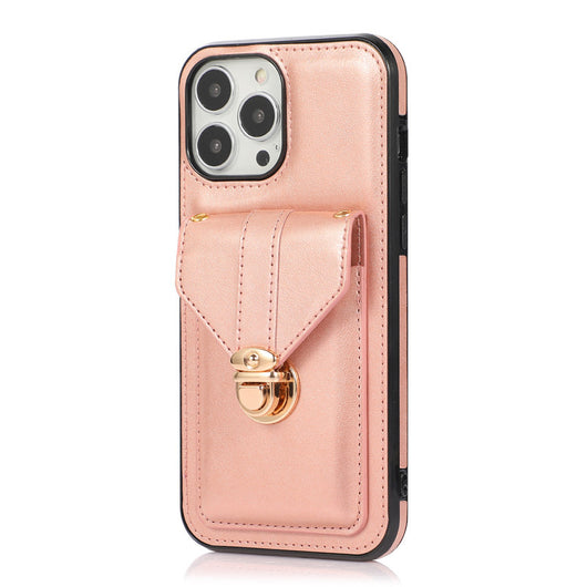 Funda Móvil de Cuero con Correa Diagonal y Porta Tarjetas - Image 21