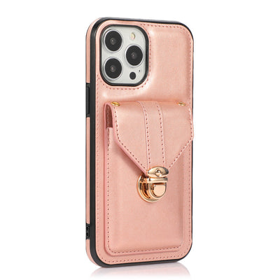 Funda Móvil de Cuero con Correa Diagonal y Porta Tarjetas - Image 22