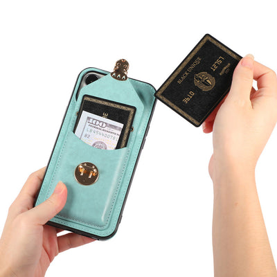Funda Móvil de Cuero con Correa Diagonal y Porta Tarjetas - Image 33