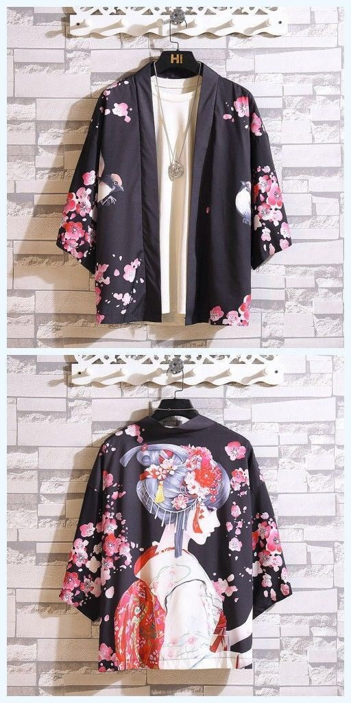 Cardigan Estampado Versátil de Manga Corta para Hombre y Mujer - Image 8