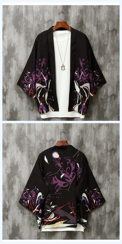 Cardigan Estampado Versátil de Manga Corta para Hombre y Mujer - Image 10