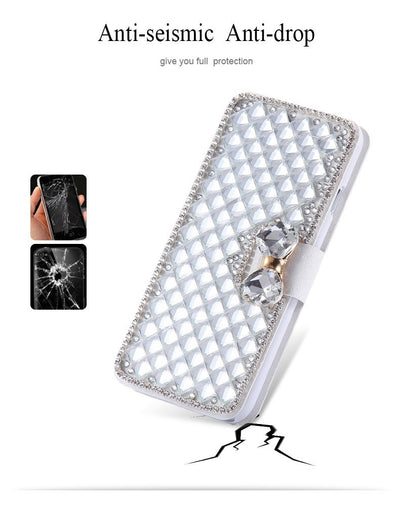 Funda Cartera Flip con Cristales Brillantes y Diamantes de Lujo - Image 7