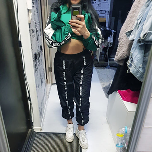 Pantalones Casuales con Detalles de Cinta Bordada - Image 9
