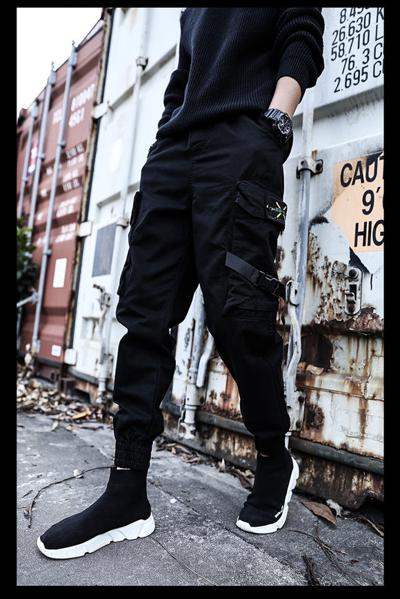 Leggings Funcionales Sueltos para Hombre en Negro