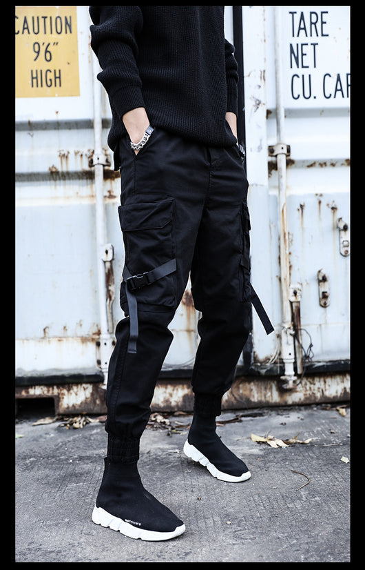 Leggings Funcionales Sueltos para Hombre en Negro - Image 5