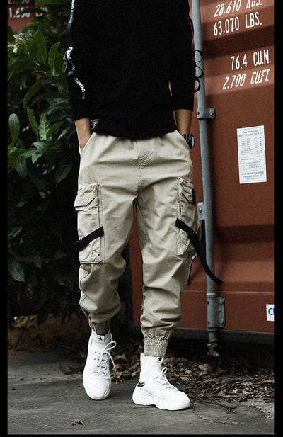 Leggings Funcionales Sueltos para Hombre en Negro - Image 7