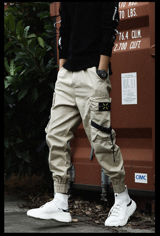Leggings Funcionales Sueltos para Hombre en Negro - Image 9