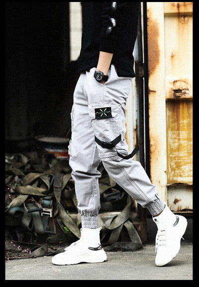 Leggings Funcionales Sueltos para Hombre en Negro - Image 11