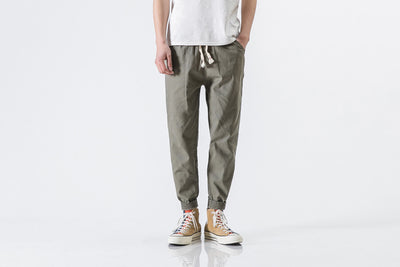 Pantalones Casuales de Algodón para Hombre - Image 4