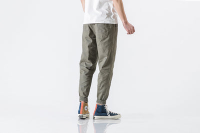 Pantalones Casuales de Algodón para Hombre - Image 8