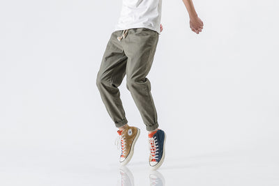 Pantalones Casuales de Algodón para Hombre - Image 11