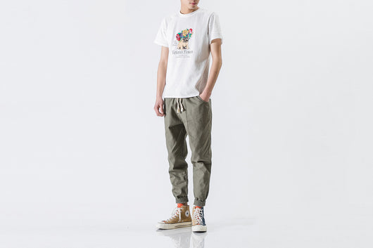 Pantalones Casuales de Algodón para Hombre - Image 13