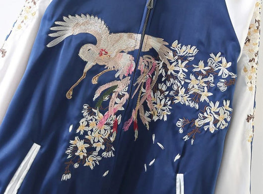 Chaqueta Béisbol Phoenix Bordada Mujer Corte Holgado - Image 11
