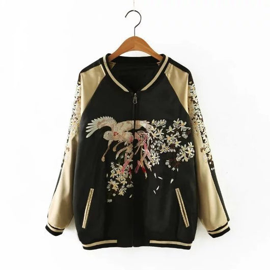 Chaqueta Béisbol Phoenix Bordada Mujer Corte Holgado - Image 15