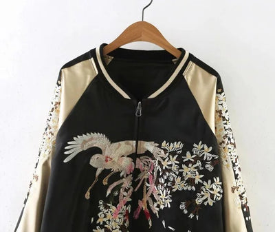 Chaqueta Béisbol Phoenix Bordada Mujer Corte Holgado - Image 16