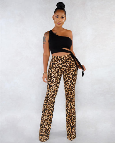 Pantalones Acampanados Leopardo Slim - Image 6