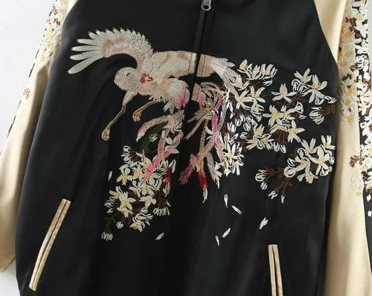 Chaqueta Béisbol Phoenix Bordada Mujer Corte Holgado - Image 18