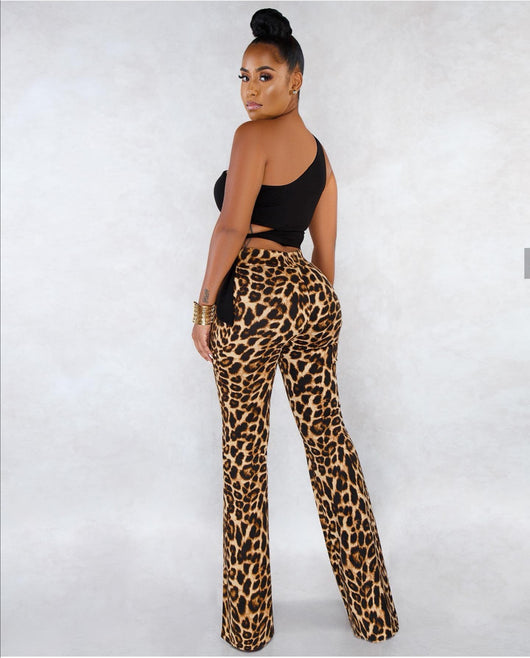 Pantalones Acampanados Leopardo Slim - Image 7