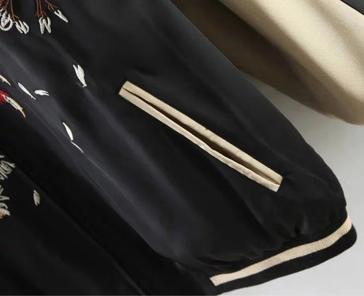 Chaqueta Béisbol Phoenix Bordada Mujer Corte Holgado - Image 20
