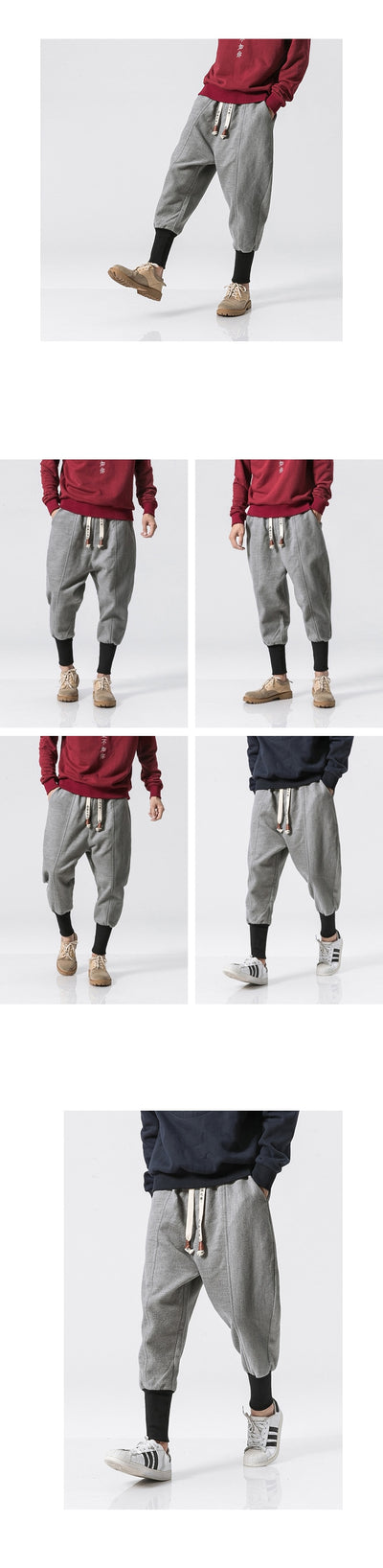 Pantalones Harem Sueltos Casuales para Adolescentes - Image 8