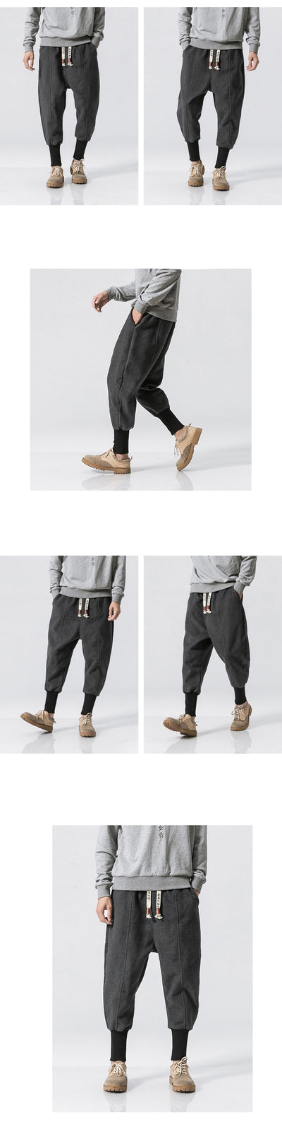Pantalones Harem Sueltos Casuales para Adolescentes - Image 10