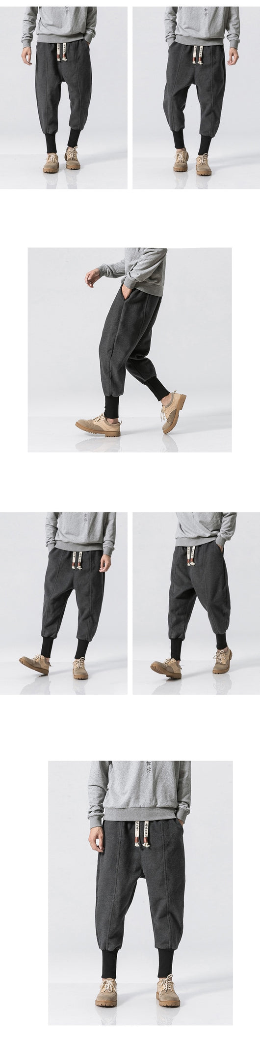 Pantalones Harem Sueltos Casuales para Adolescentes - Image 10