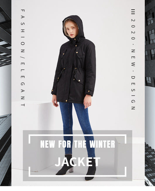 Abrigo Parka Grueso para Mujer con Capucha y Forro Polar - Image 9