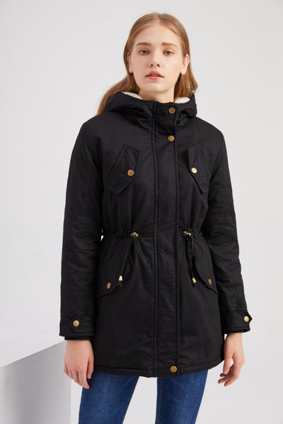 Abrigo Parka Grueso para Mujer con Capucha y Forro Polar - Image 15
