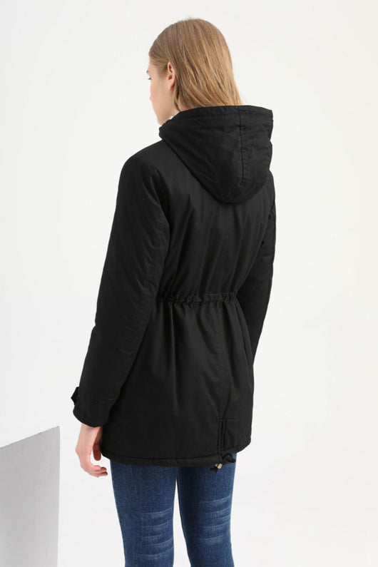 Abrigo Parka Grueso para Mujer con Capucha y Forro Polar - Image 17