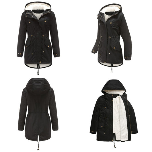 Abrigo Parka Grueso para Mujer con Capucha y Forro Polar - Image 20