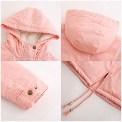 Abrigo Parka Grueso para Mujer con Capucha y Forro Polar - Image 27
