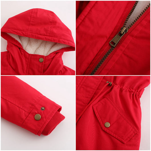 Abrigo Parka Grueso para Mujer con Capucha y Forro Polar - Image 28