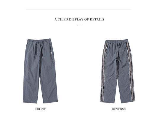 Pantalones Rectos Clásicos con Detalles Bordados Laterales - Image 12