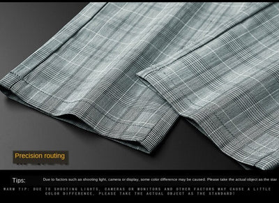 Pantalones Casuales a Cuadros Slim Fit para Hombre - Image 14