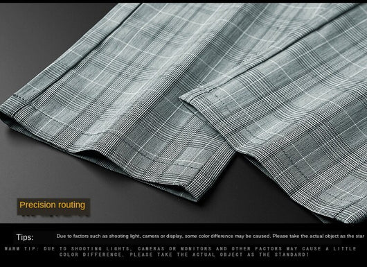 Pantalones Casuales a Cuadros Slim Fit para Hombre - Image 14