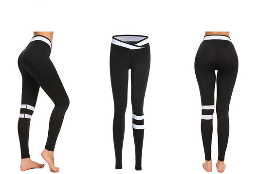 Pantalones de yoga ajustados con cintura cruzada - Image 9