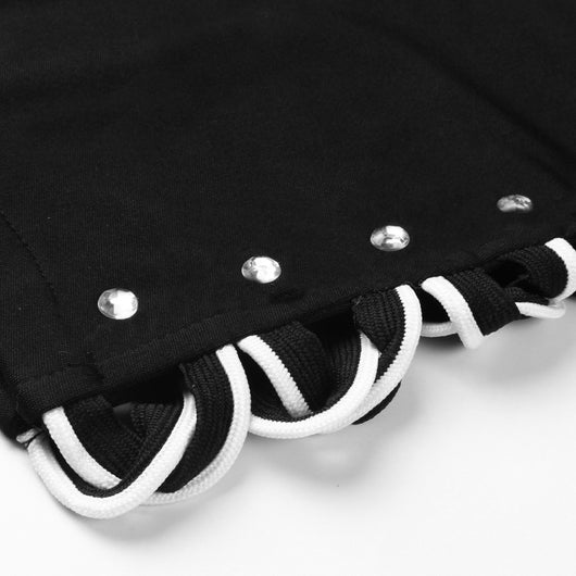 Leggins Tejidos con Cordones y Detalles de Perlas - Image 13