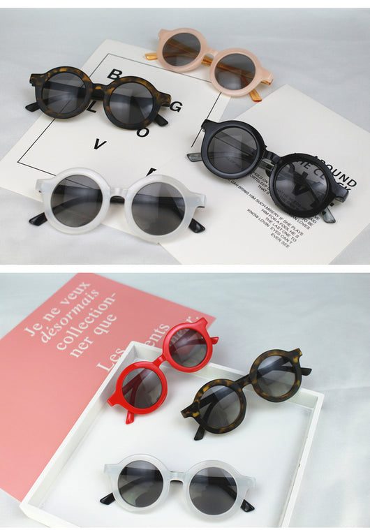 Gafas de Sol Redondas Estilo Coreano para Niños y Hombres - Image 9