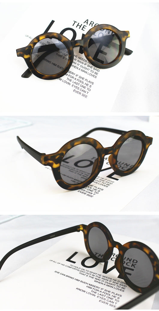 Gafas de Sol Redondas Estilo Coreano para Niños y Hombres - Image 11