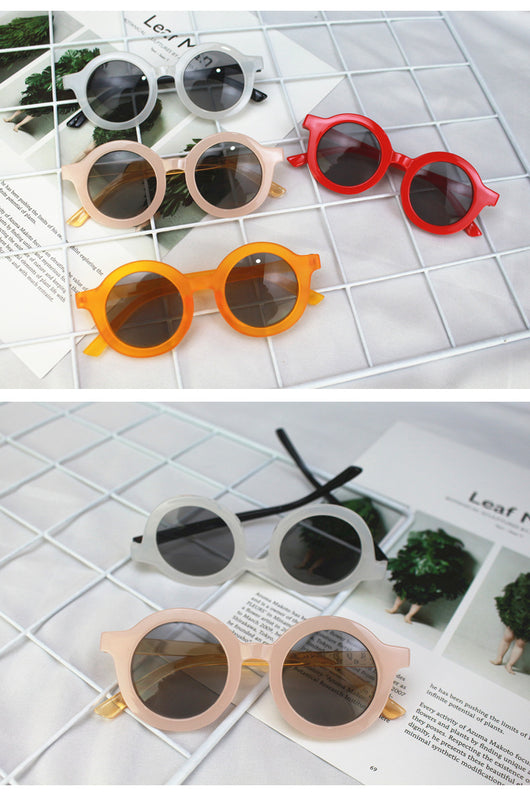 Gafas de Sol Redondas Estilo Coreano para Niños y Hombres - Image 12