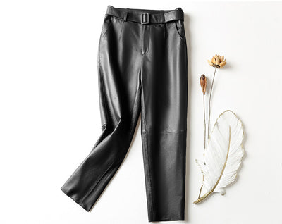 Pantalones de Cuero Cintura Alta - Image 5